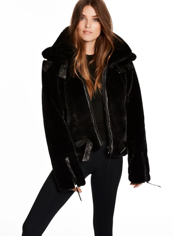 Women SAM. Vegan Leather & Faux Fur-Penelope