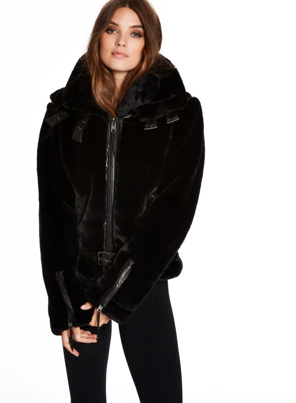 Women SAM. Vegan Leather & Faux Fur-Penelope