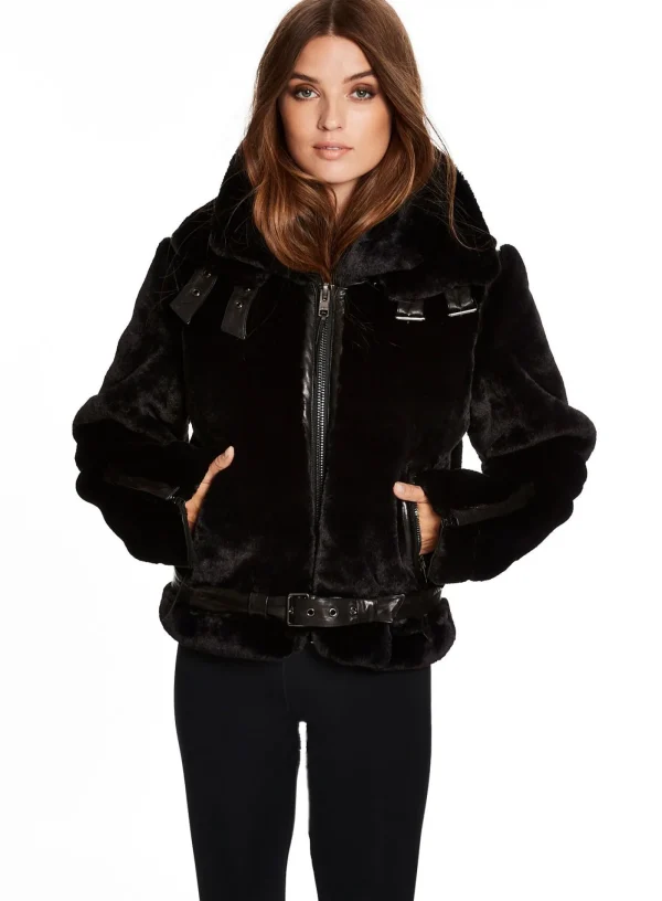 Women SAM. Vegan Leather & Faux Fur-Penelope