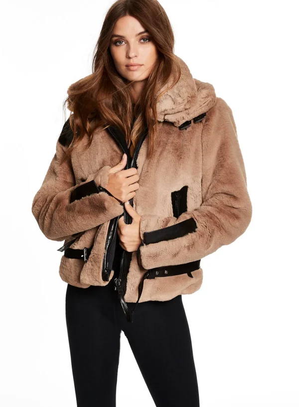 Women SAM. Vegan Leather & Faux Fur-Penelope