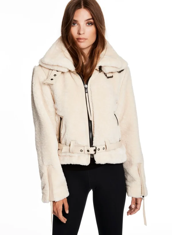 Women SAM. Vegan Leather & Faux Fur-Sherpa Penelope