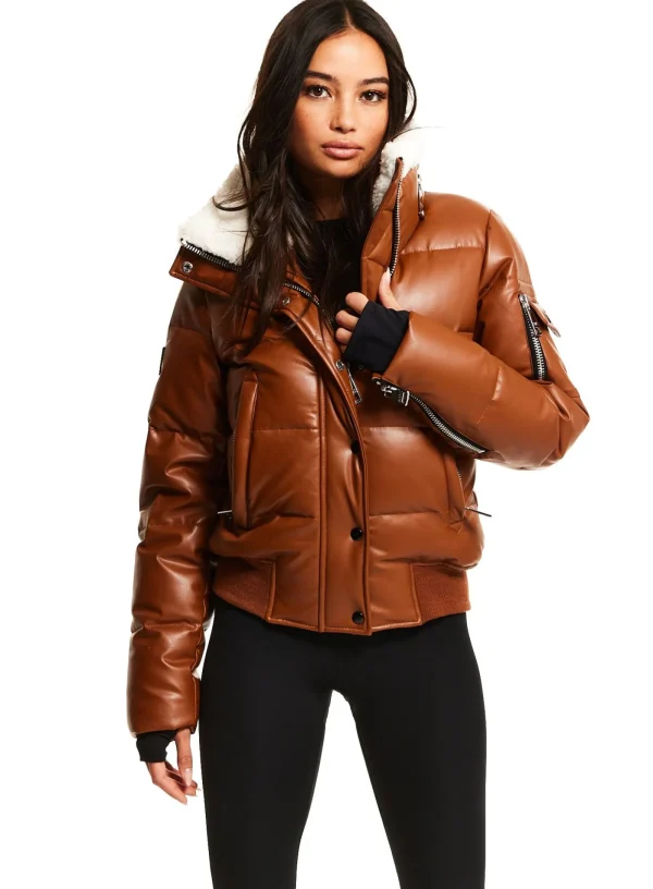 Women SAM. Vegan Leather & Faux Fur-Vegan Leather Allegra