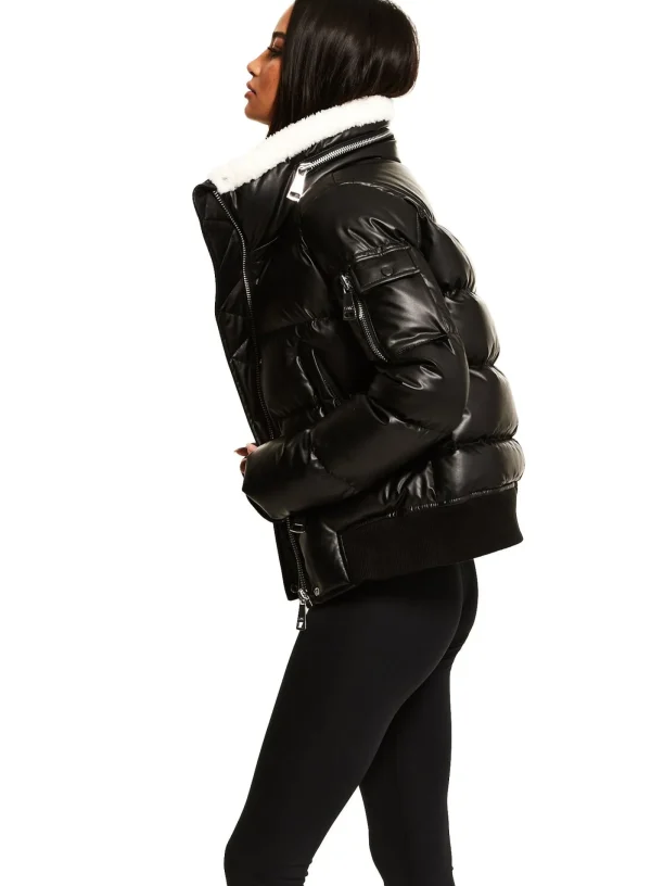 Women SAM. Down Without Trim-Vegan Leather Allegra