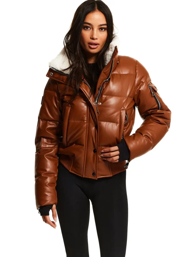 Women SAM. Vegan Leather & Faux Fur-Vegan Leather Allegra
