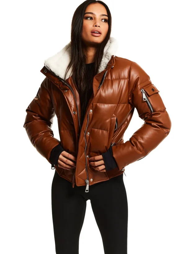 Women SAM. Vegan Leather & Faux Fur-Vegan Leather Allegra