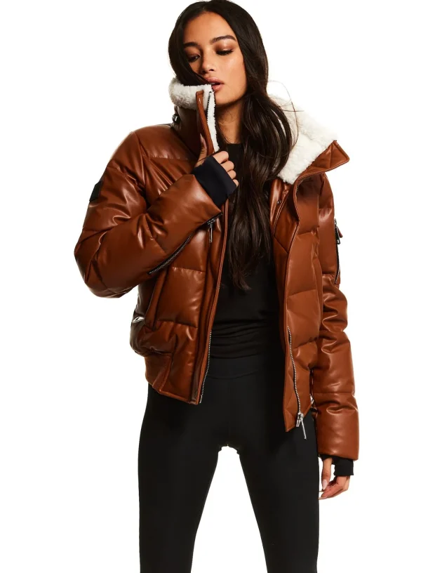 Women SAM. Vegan Leather & Faux Fur-Vegan Leather Allegra