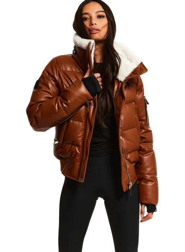 Women SAM. Vegan Leather & Faux Fur-Vegan Leather Allegra