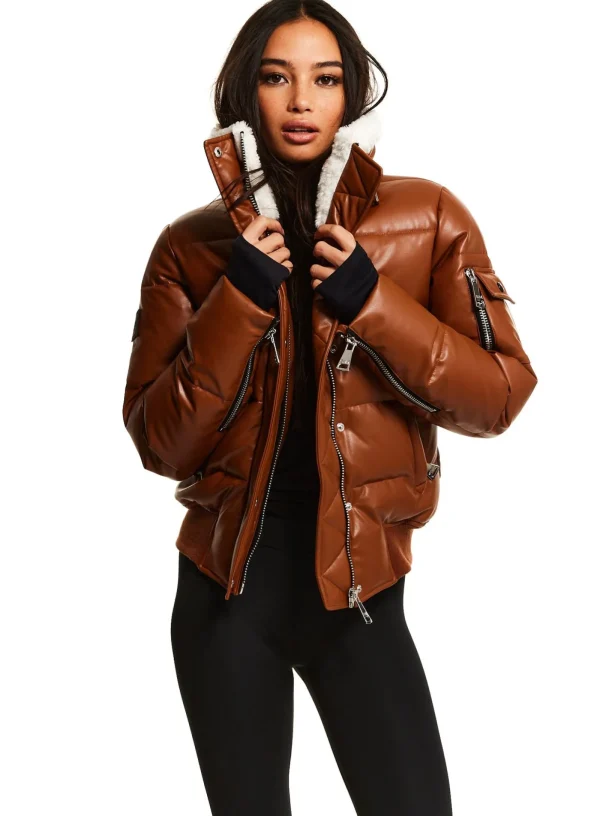 Women SAM. Vegan Leather & Faux Fur-Vegan Leather Allegra