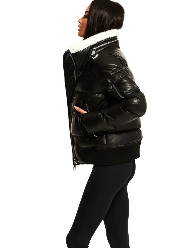 Women SAM. Down Without Trim-Vegan Leather Allegra