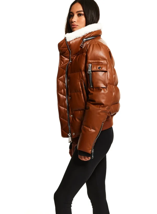 Women SAM. Vegan Leather & Faux Fur-Vegan Leather Allegra